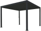 Preview: MIRADOR Pergola Anthrazit 360x360x250cm